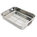 Kitchen Craft Stainless Steel Roasting Pan - Medium Kitchen Craft Stainless Steel Roasting Pan - Medium